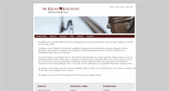Desktop Screenshot of drkilian.de